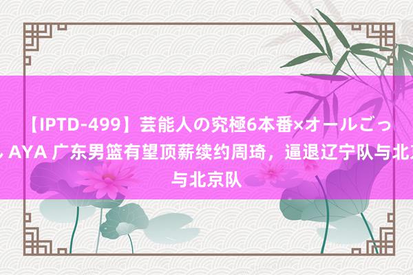 【IPTD-499】芸能人の究極6本番×オールごっくん AYA 广东男篮有望顶薪续约周琦，逼退辽宁队与北京队